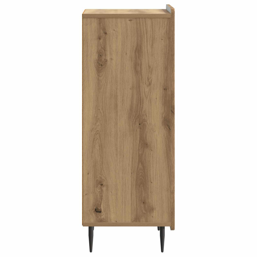 Dressoir Artisanaal eiken 34,5 x 33 x 92 cm Bewerkt hout