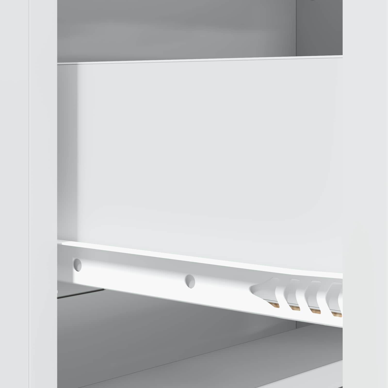 Ladenkast Wit 66 x 34,5 x 92 cm Bewerkt hout