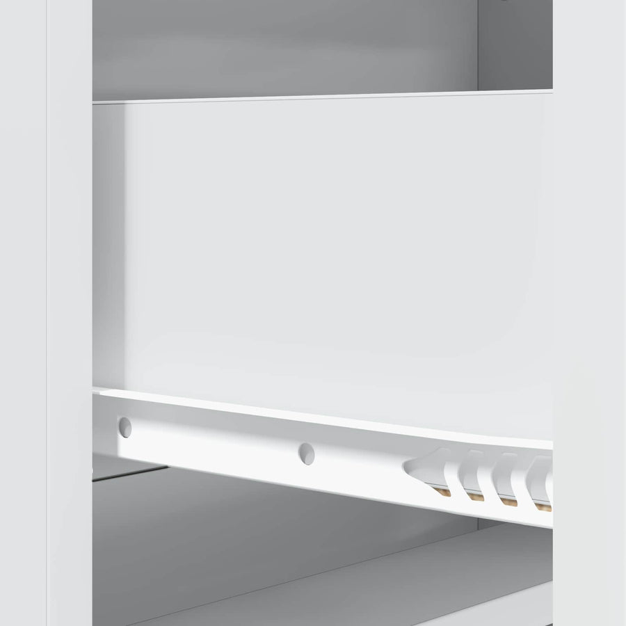 Ladenkast Wit 66 x 34,5 x 92 cm Bewerkt hout