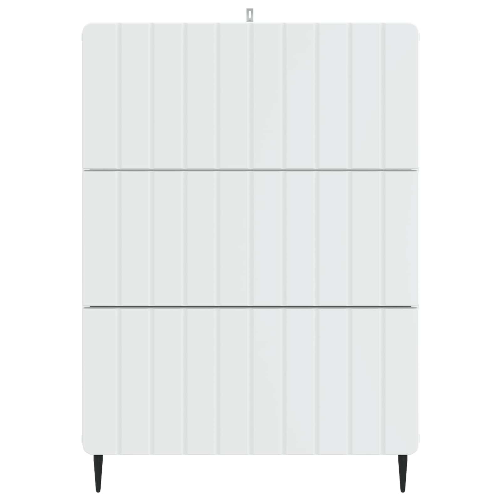 Ladenkast Wit 66 x 34,5 x 92 cm Bewerkt hout
