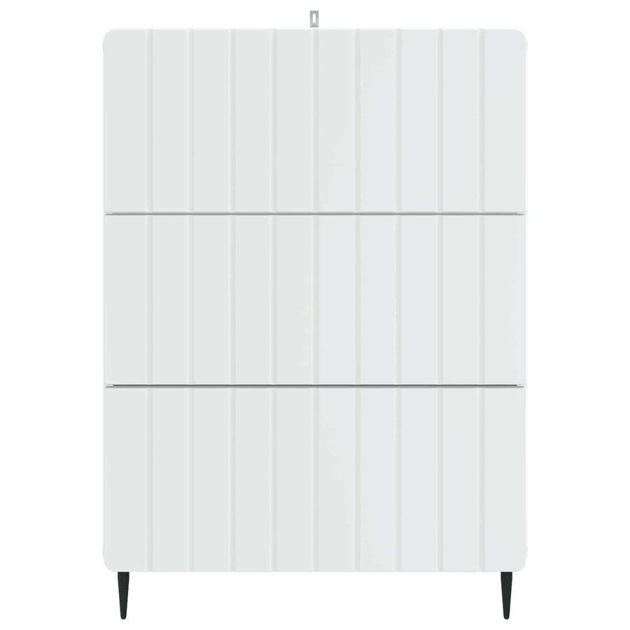 Ladenkast Wit 66 x 34,5 x 92 cm Bewerkt hout