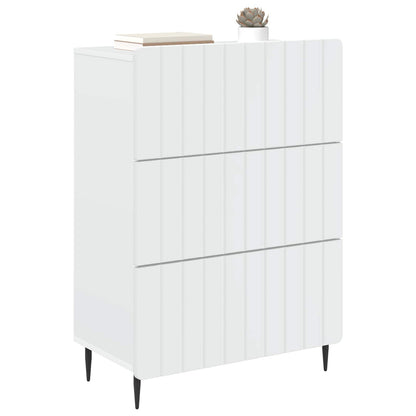 Ladenkast Wit 66 x 34,5 x 92 cm Bewerkt hout