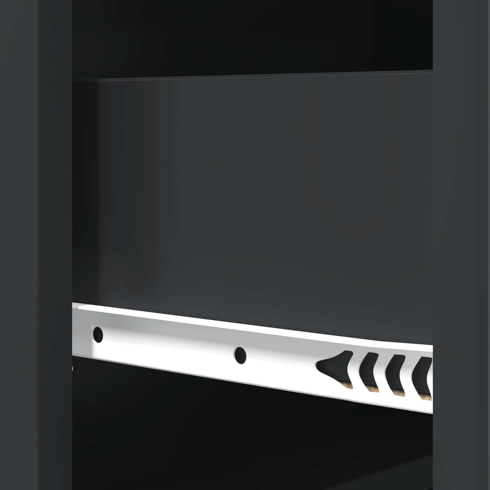 Ladenkast Zwart 66 x 34,5 x 92 cm Bewerkt hout