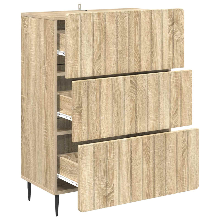 Ladenkast Sonoma Eiken 66 x 34,5 x 92 cm Bewerkt hout