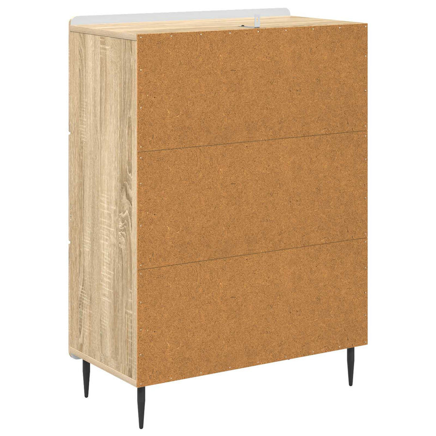 Ladenkast Sonoma Eiken 66 x 34,5 x 92 cm Bewerkt hout