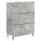 Drawer Cabinet Concrete Grey 66 x 34.5 x 92 cm Engineered Wood