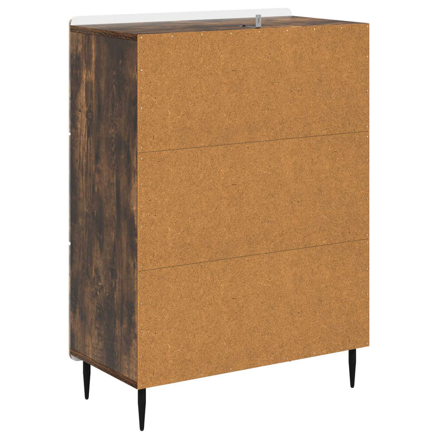 Ladenkast Gerookt eiken 66 x 34,5 x 92 cm Bewerkt hout