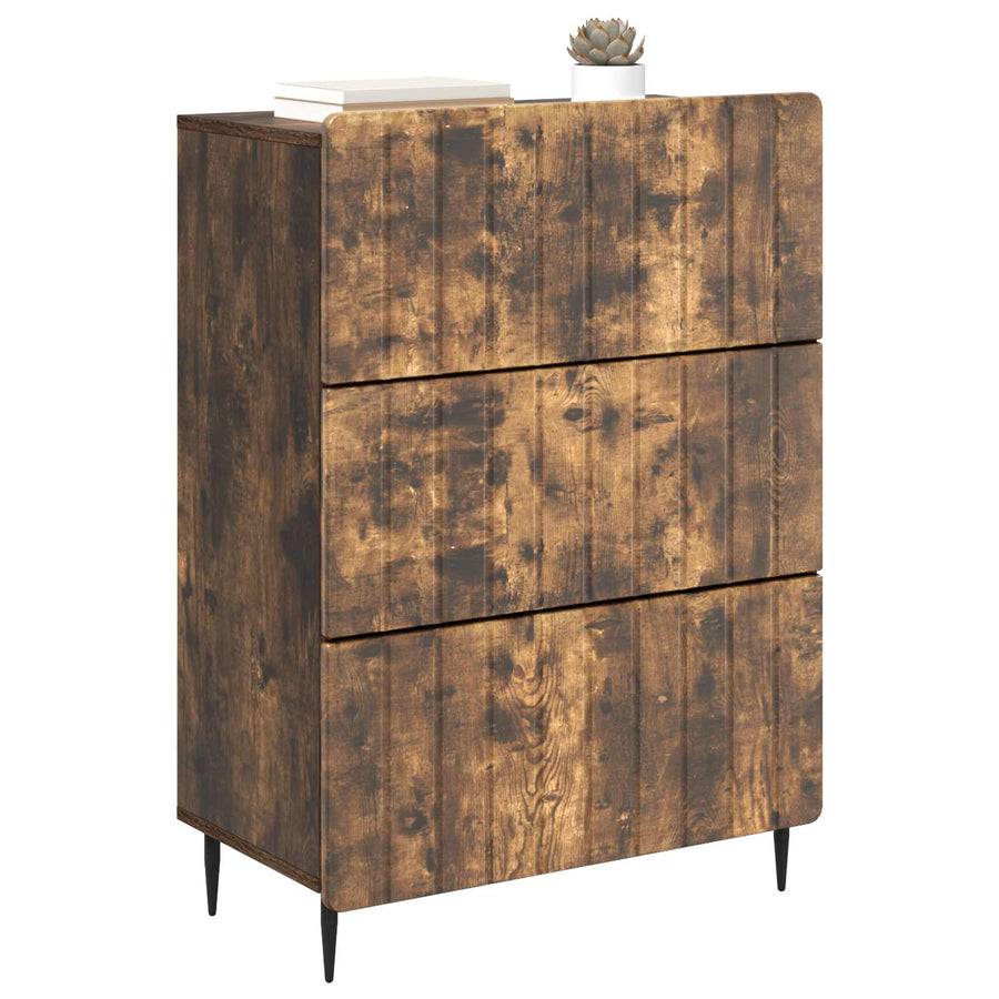 Ladenkast Gerookt eiken 66 x 34,5 x 92 cm Bewerkt hout