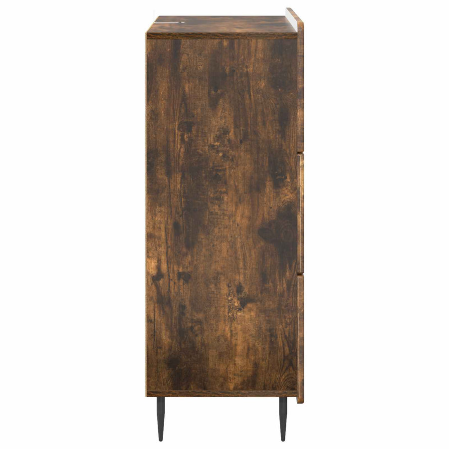 Ladenkast Gerookt eiken 66 x 34,5 x 92 cm Bewerkt hout