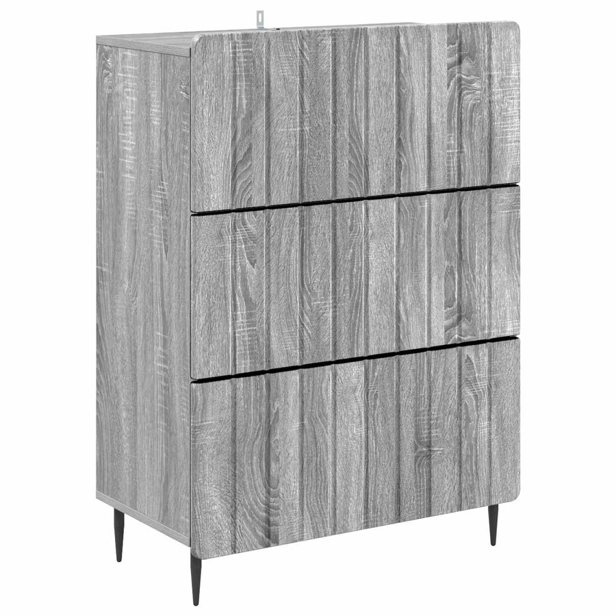 Ladenkast Grijs sonoma 66 x 34,5 x 92 cm Bewerkt hout