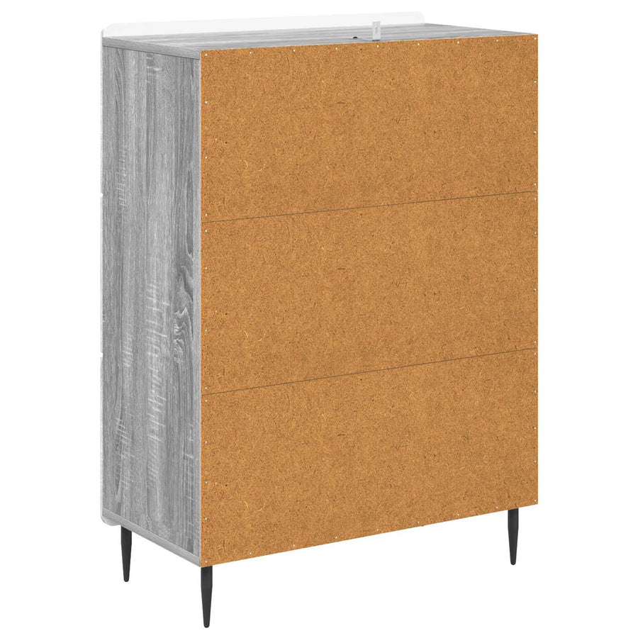 Ladenkast Grijs sonoma 66 x 34,5 x 92 cm Bewerkt hout