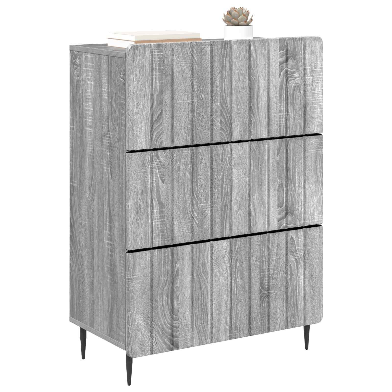 Ladenkast Grijs sonoma 66 x 34,5 x 92 cm Bewerkt hout