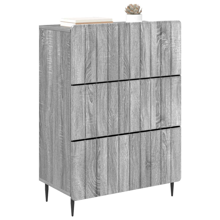 Ladenkast Grijs sonoma 66 x 34,5 x 92 cm Bewerkt hout