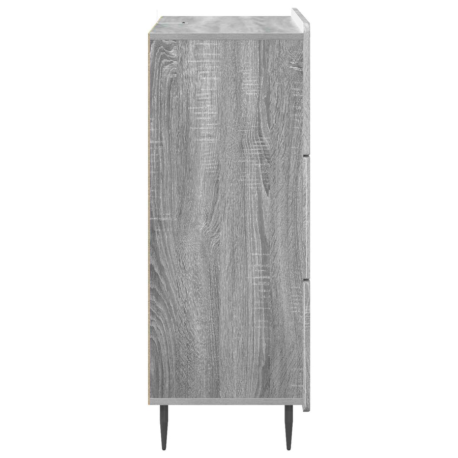 Ladenkast Grijs sonoma 66 x 34,5 x 92 cm Bewerkt hout