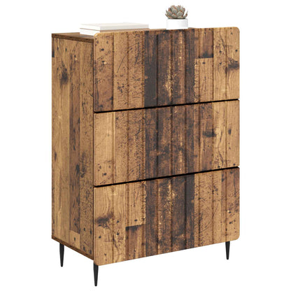 Ladenkast Oud hout 66 x 34,5 x 92 cm Bewerkt hout