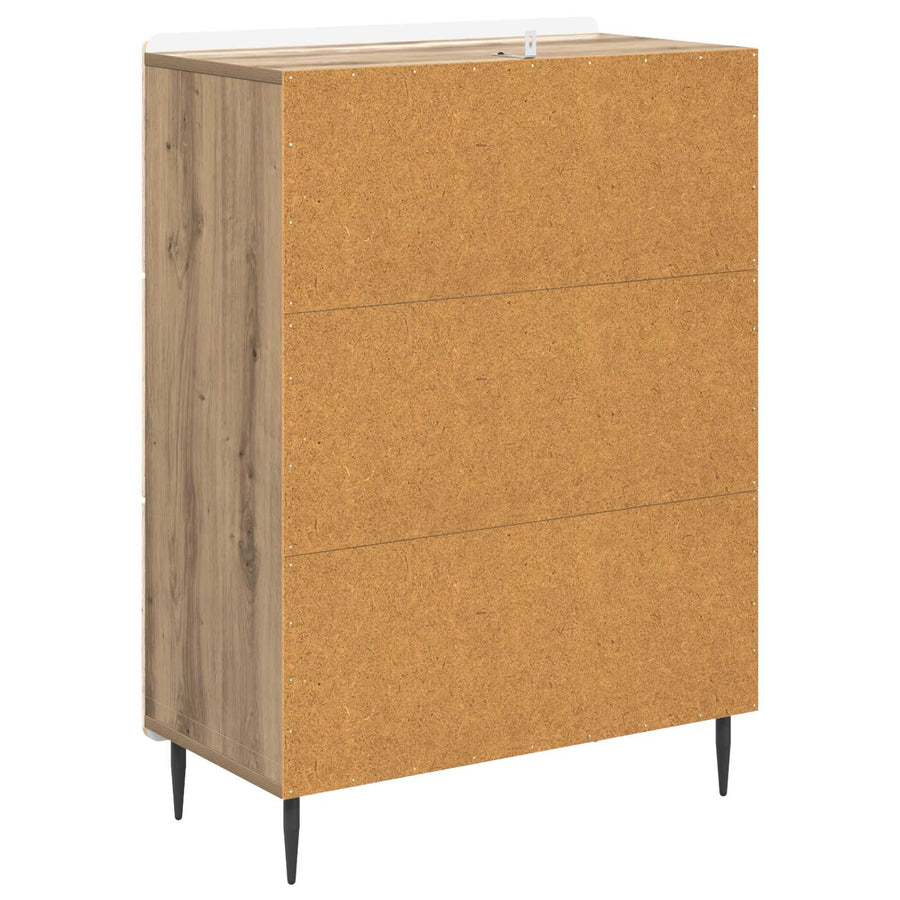 Ladenkast Artisanaal eiken 66 x 34,5 x 92 cm Bewerkt hout