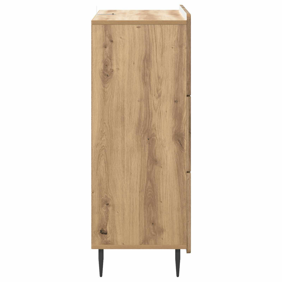 Ladenkast Artisanaal eiken 66 x 34,5 x 92 cm Bewerkt hout