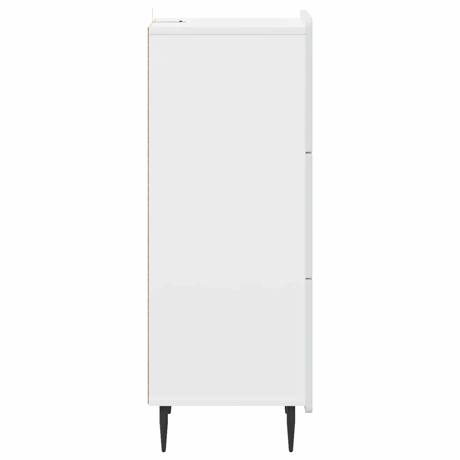 Ladenkast Wit 33 x 34,5 x 92 cm Bewerkt hout