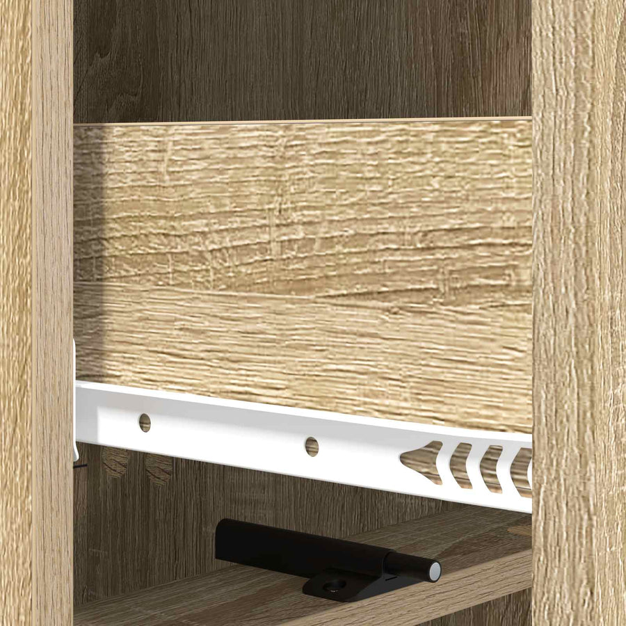 Ladenkast Sonoma Eiken 33 x 34,5 x 92 cm Bewerkt hout