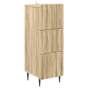 Ladekast 33x34,5x92 cm Sonoma eiken bewerkt hout
