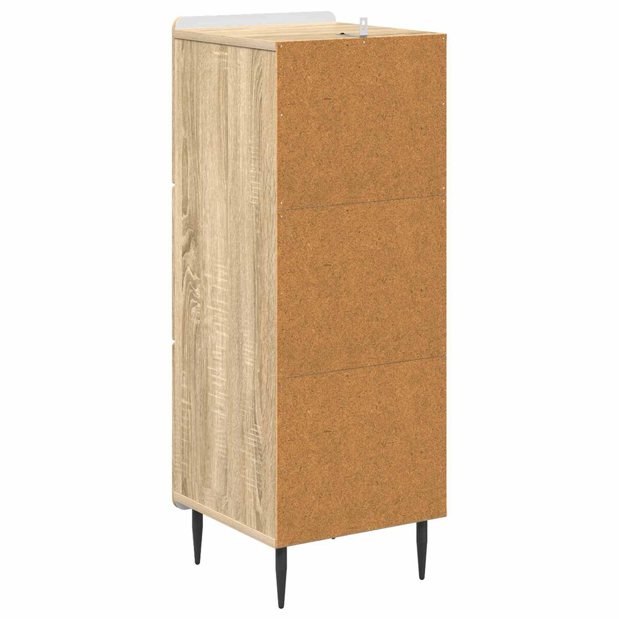 Ladenkast Sonoma Eiken 33 x 34,5 x 92 cm Bewerkt hout