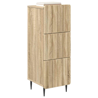 Ladenkast Sonoma Eiken 33 x 34,5 x 92 cm Bewerkt hout