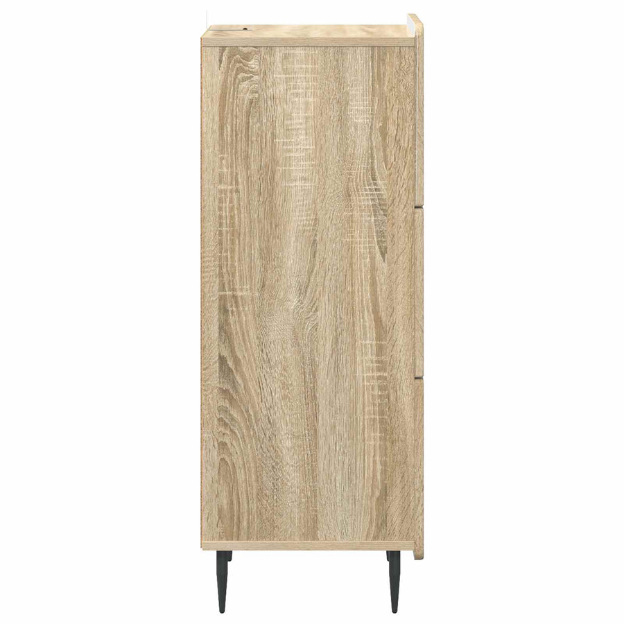Ladenkast Sonoma Eiken 33 x 34,5 x 92 cm Bewerkt hout