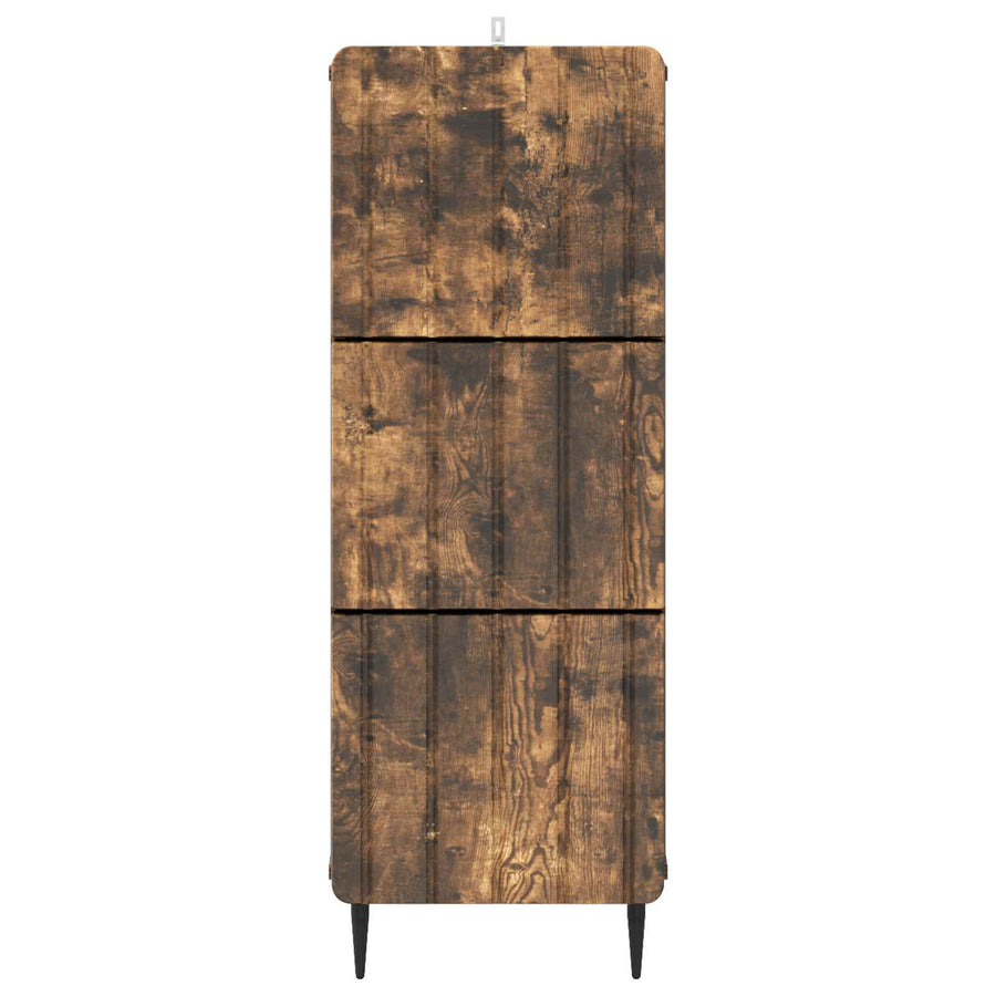 Ladenkast Gerookt eiken 33 x 34,5 x 92 cm Bewerkt hout