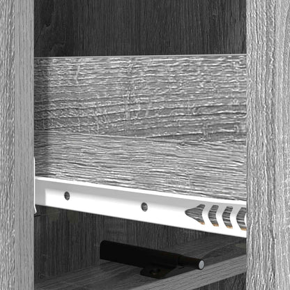 Ladenkast Grijs sonoma 33 x 34,5 x 92 cm Bewerkt hout