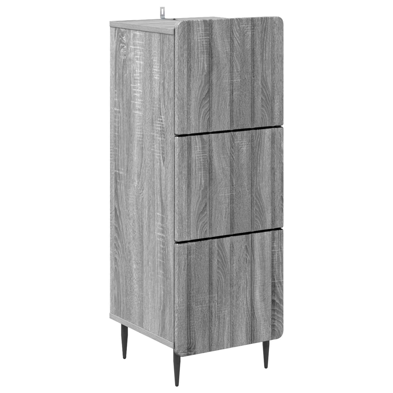 Ladenkast Grijs sonoma 33 x 34,5 x 92 cm Bewerkt hout