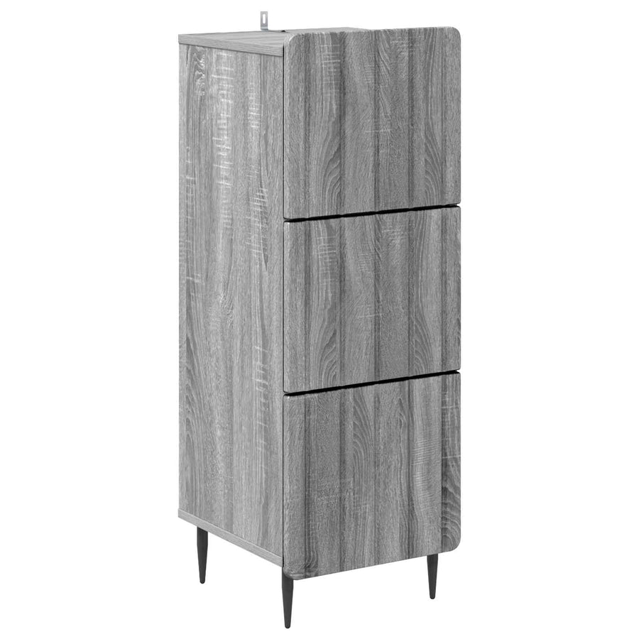 Ladenkast Grijs sonoma 33 x 34,5 x 92 cm Bewerkt hout