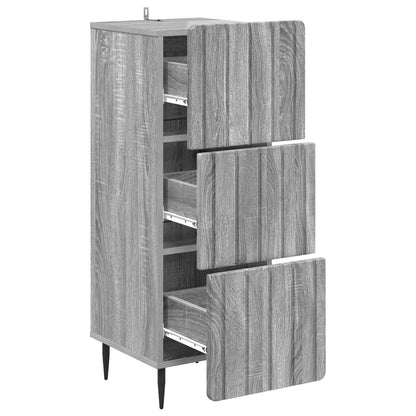 Ladenkast Grijs sonoma 33 x 34,5 x 92 cm Bewerkt hout