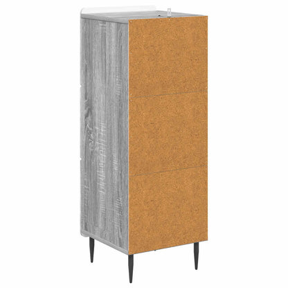 Ladenkast Grijs sonoma 33 x 34,5 x 92 cm Bewerkt hout