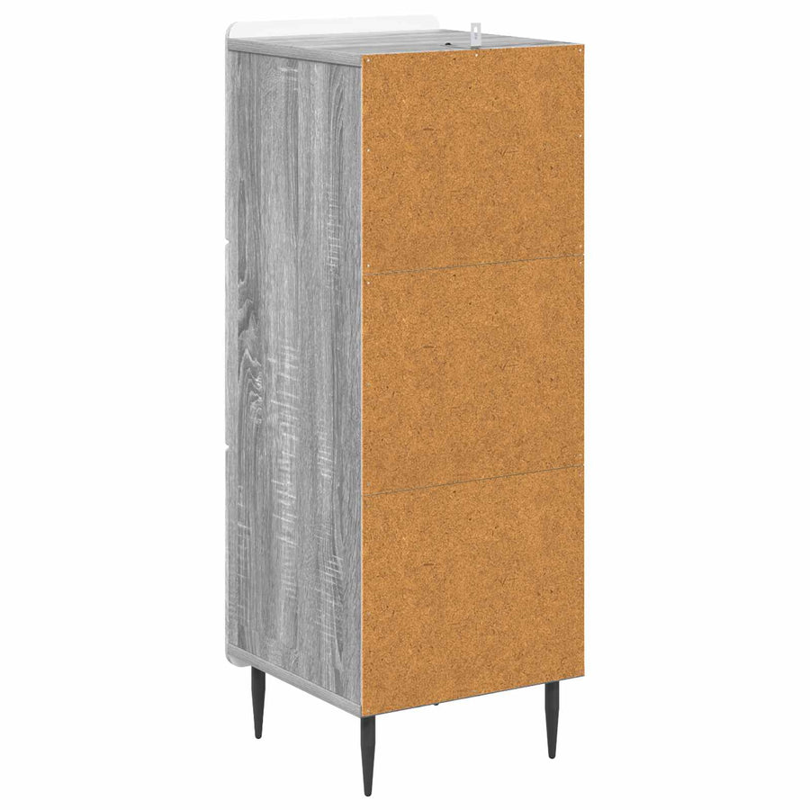 Ladenkast Grijs sonoma 33 x 34,5 x 92 cm Bewerkt hout