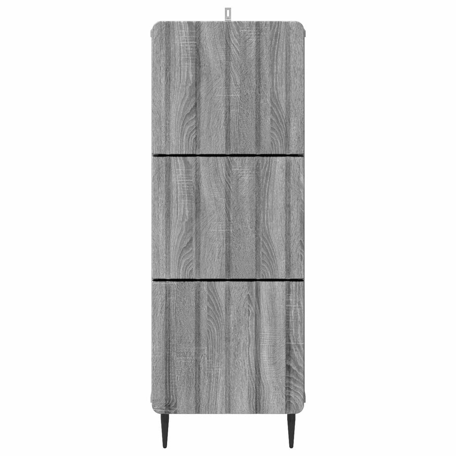 Ladenkast Grijs sonoma 33 x 34,5 x 92 cm Bewerkt hout