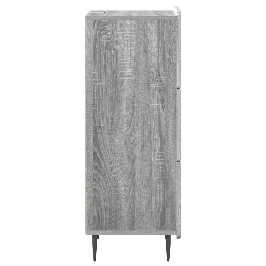 Ladenkast Grijs sonoma 33 x 34,5 x 92 cm Bewerkt hout