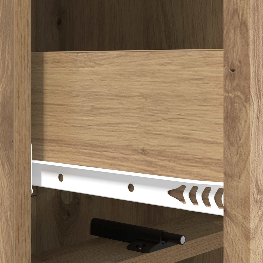 Ladenkast Artisanaal eiken 33 x 34,5 x 92 cm Bewerkt hout