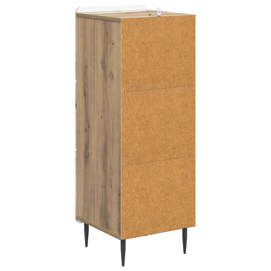 Ladenkast Artisanaal eiken 33 x 34,5 x 92 cm Bewerkt hout
