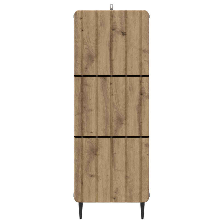 Ladenkast Artisanaal eiken 33 x 34,5 x 92 cm Bewerkt hout