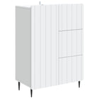 Dressoir wit 66x34,5x91,5 cm bewerkt hout