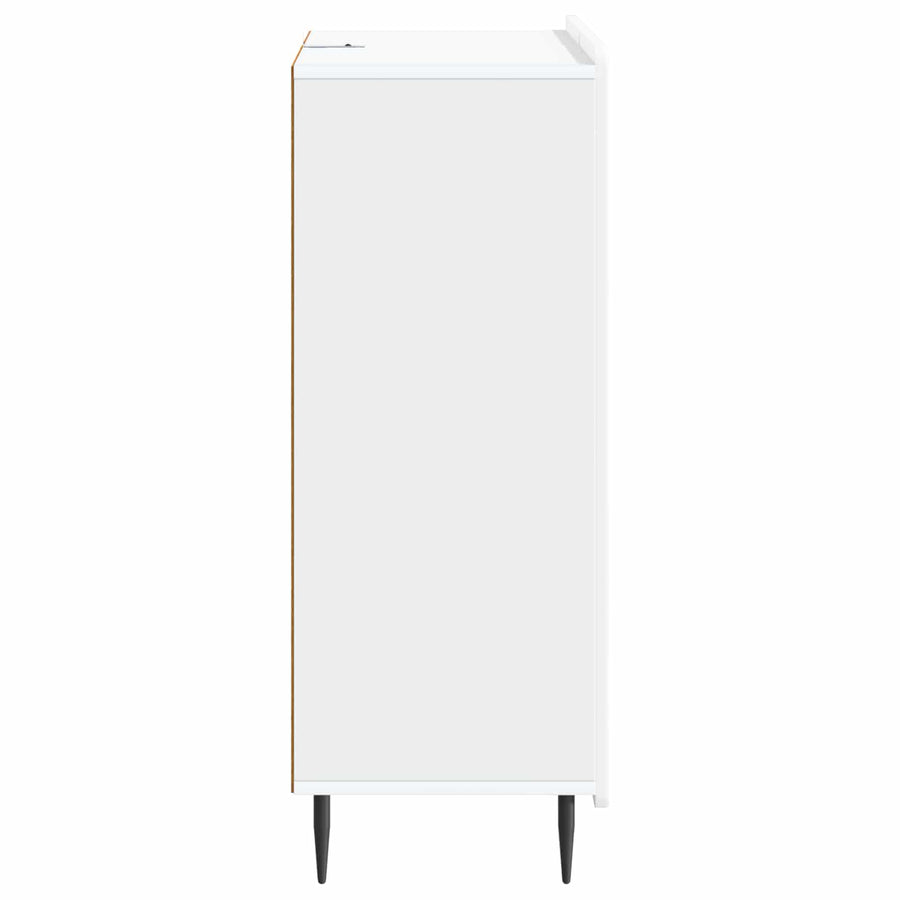 Dressoir met lade Wit 66 x 34,5 x 91,5 cm Bewerkt hout