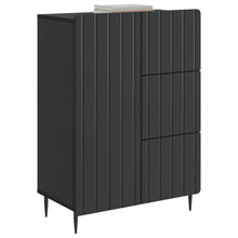 Dressoir met lade Zwart 66 x 34,5 x 91,5 cm Bewerkt hout