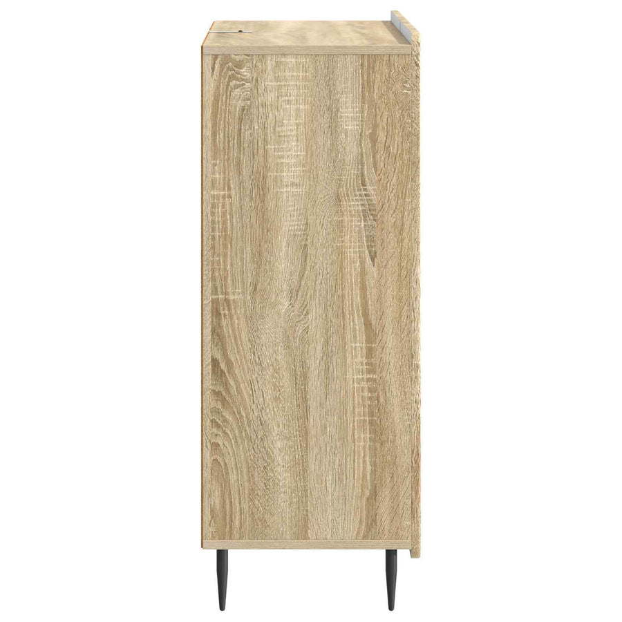 Dressoir met lade Sonoma Eiken 66 x 34,5 x 91,5 cm Bewerkt hout