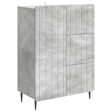 Dressoir met lade Betongrijs 66 x 34,5 x 91,5 cm Bewerkt hout