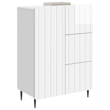 Dressoir Hoogglans Wit 66 x 34,5 x 91,5 cm Bewerkt hout