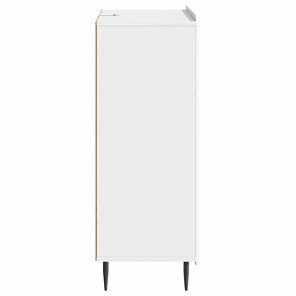 Dressoir Hoogglans Wit 66 x 34,5 x 91,5 cm Bewerkt hout