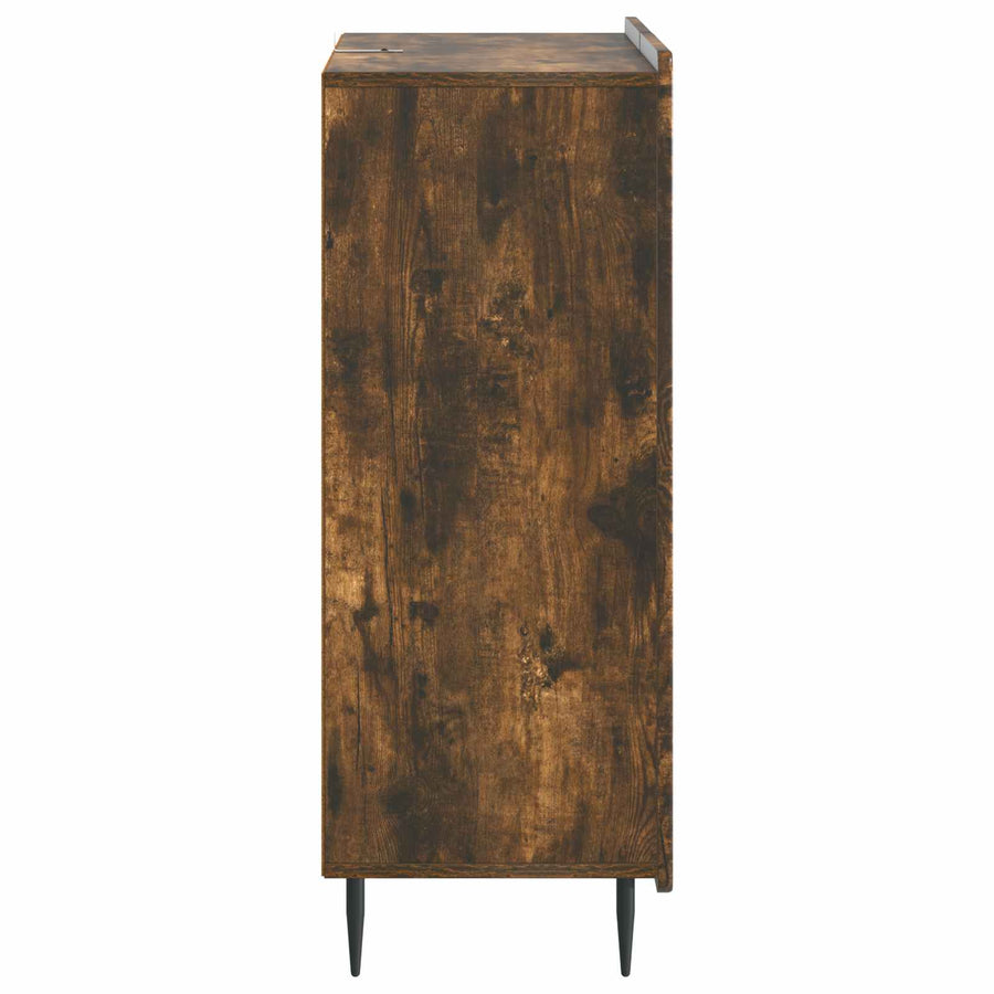 Dressoir Gerookt eiken 66 x 34,5 x 91,5 cm Bewerkt hout
