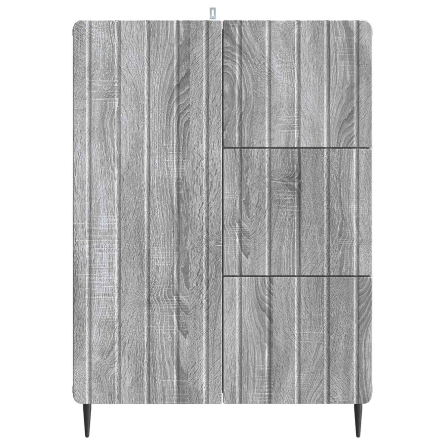 Dressoir met lade Grijs sonoma 66 x 34,5 x 91,5 cm Bewerkt hout