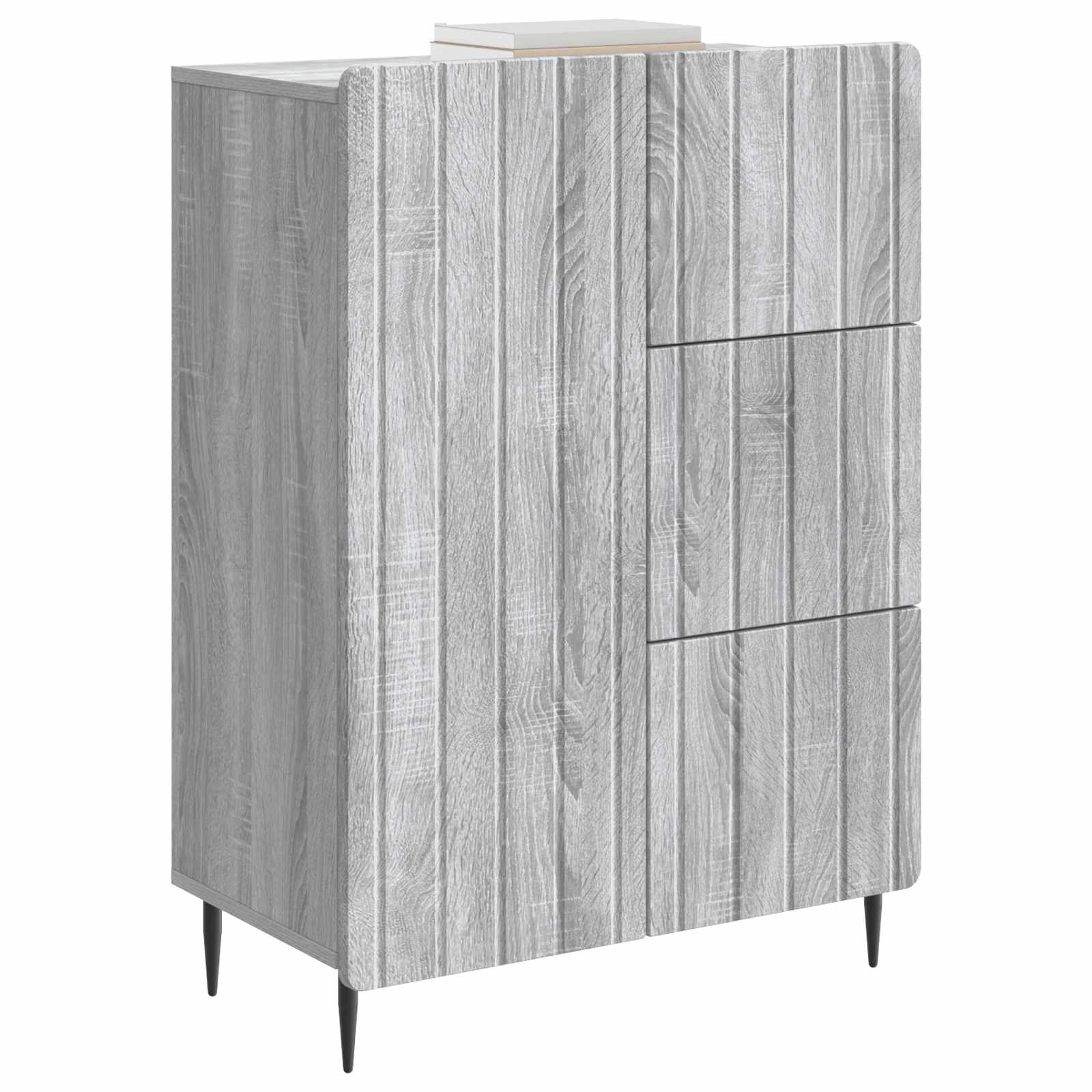 Dressoir met lade Grijs sonoma 66 x 34,5 x 91,5 cm Bewerkt hout