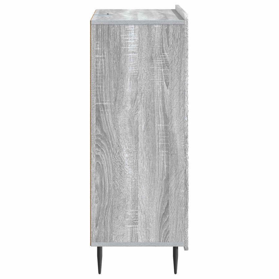 Dressoir met lade Grijs sonoma 66 x 34,5 x 91,5 cm Bewerkt hout